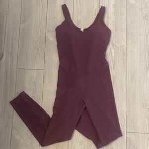 Lululemon Athletica Plum Align Jumpsuit 25”